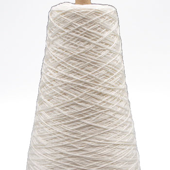 10/2 Mercerized Cotton - Lunatic Fringe - 8oz-Weaving Yarn-Bleach White-Yarnorama