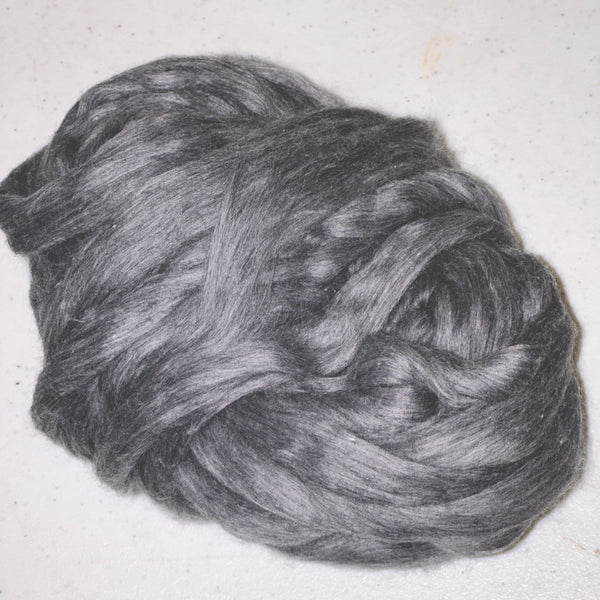 Charcoal Dyed Cotton Sliver - 2oz