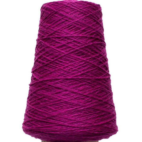 Harrisville Shetland-Weaving Yarn-Magenta-23-Yarnorama