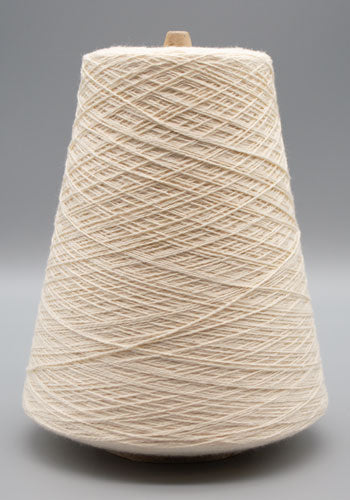 8/2 American Maid Naturally Colored Unmercerized Cotton-Yarn-Natural White-1 pound-Yarnorama