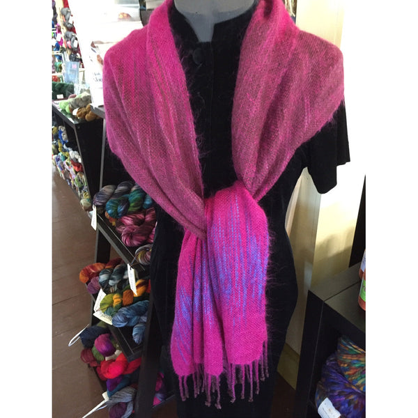 Easy Pooled Scarf Worn