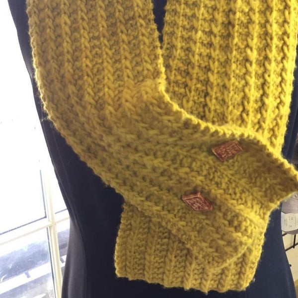 One-Row Keyhole Scarf - Digital Download - Yarnorama